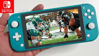 Wild Card Football on Nintendo Switch LITE NFL NintendoSwitch [upl. by Emyam23]