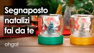 Segnaposto natalizio fai da te il lavoretto di upcycle per la sera di Natale [upl. by Faythe853]