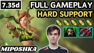 735d  Miposhka ENCHANTRESS Hard Support Gameplay  Dota 2 Full Match Gameplay [upl. by Alansen]