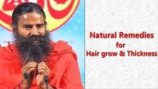 How To Grow Long and Thicken Hair Naturally  Swami Ramdev [upl. by Arndt]