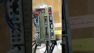 Testing YASKAWA SGDHA5AE 50W servo drive amp  NS100 module for qualityservomotorrepairs [upl. by Pedaiah730]