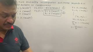 Congruence  Find two mutually incongruent solution  Lecture28 [upl. by Delfine]