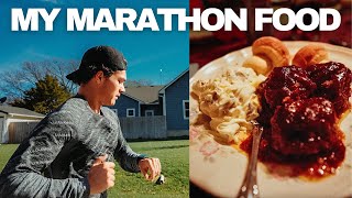 THE FOOD I EAT FOR MARATHON TRAINING  Full Day of Eating and Running During the Holidays [upl. by Montana]