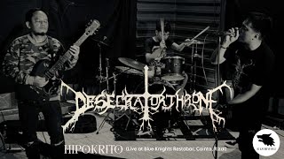 DESECRATOR THRONE  Hipokrito First Ever Gig live at Blue Knights Restobar [upl. by Hermie]