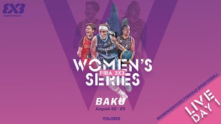 RELIVE  FIBA 3x3 Womens Series Baku Stop 2023  Day 1  3x3 Basketball [upl. by Aicilaana]