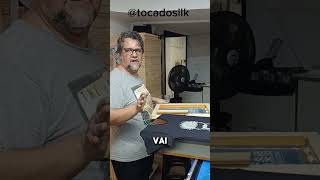 Estampa em Relevo Fácil cursodeserigrafia tintapuff [upl. by Halfon]