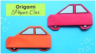 Origami Paper Car Tutorial [upl. by Laeno]