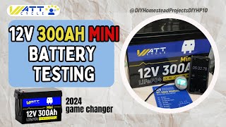 WattCycle 12V 300Ah Mini Battery Unboxing amp Performance Tests [upl. by Ontine]