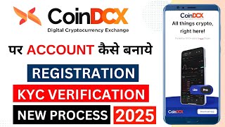 CoinDCX par Account kaise banaye  How to create an account CoinDCX in 2025 [upl. by Anivlek]