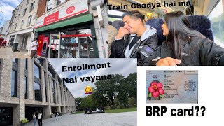 Uni ma enrollment nai vayana🤦‍♀️🤦‍♀️BRP card lini ka ta [upl. by Kcirdez48]