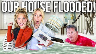 Our HOUSE got FLOODED Water RUSHING [upl. by Abernathy]