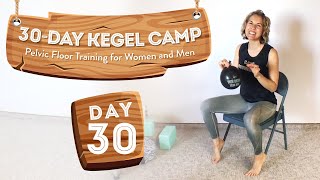 The Ultimate Pelvic Floor Workout w Balloon 🏕️ AtHome Kegel Camp Day 30 [upl. by Tiphane95]