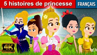 5 histoires de princess  Contes De Fées 2023  Histoire Pour Sendormir  Histoire pour les petit [upl. by Boyden164]