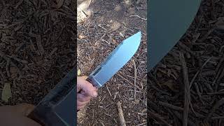 Hudson Bay Bowie  8quot Version From Fire Creek Forge camping survival bushcraft [upl. by Broderic]