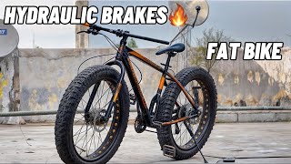 Hydraulic Brakes for Fat bike ⚡️Fat bike modification started🔥 [upl. by Lance192]