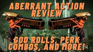 Aberrant Action Review God Rolls and Perk Combos  Destiny 2 [upl. by Ylloj]