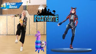 Fortnite  The Jitterbug emote Learn the Jitterbug dance by Elena Evangelia [upl. by Aihgn]