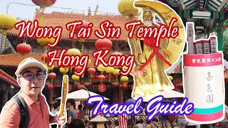 Visit Wong Tai Sin Temple Hong Kong Beautiful Temple  Try Fortune Sticks  See Yue Lao For Marriage [upl. by Lrat]