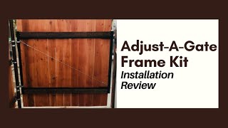 AdjustAGate Frame Kit Installation Review [upl. by Eeima303]