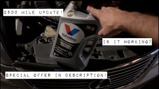 Does Valvoline Restore and Protect actually work 2500 mile update [upl. by Akehsay70]