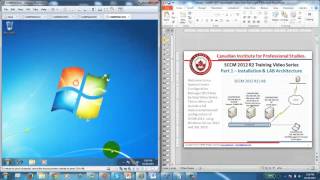 SCCM 2012 R2 Step by Step  Part 1  Installation  Build Infrastructure and AD Install [upl. by Suolkcin734]