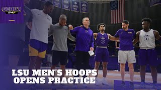 Highlights LSU basketball kicks off practice for 202324 seasony [upl. by Ydnarb]