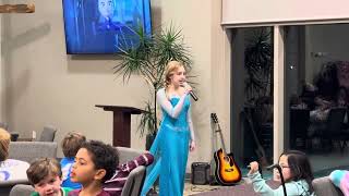 For the first time forever Frozen movie song live at USA 🇺🇸 [upl. by Cordi]