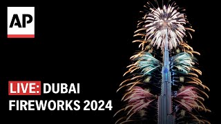 Dubai fireworks 2024 Watch the UAE ring in the New Year [upl. by Gunnar]