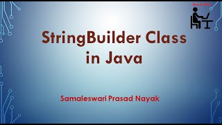 33 StringBuilder Class in Java [upl. by Adnahsor]