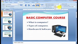 PowerPoint me presentation kaise banyye  How to make presentation in PowerPoint with Animation [upl. by Angy994]