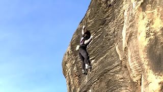 His Eminence E4 6a  Bowden Doors  Northumberland Bouldering [upl. by Warenne]