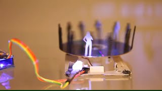 Stroboscope using Arduino and a spindle motor of a DVD drive [upl. by Mable641]