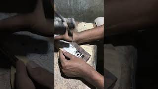 Making Process Of Wooden Name Shield jdshandicrafts trending shorts [upl. by Cedar]