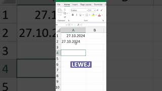 🟣 Jak rozróżnić datę i tekst excel improvio [upl. by Fayola]
