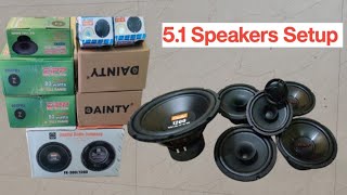 51 SPEAKER SETUP WOOFER SUBWOOFER DETAILS IN TAMILDAINTYZIPP CAPITAL [upl. by Werbel434]