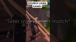 DOUBLE LLAMA fortnite fortniteclips fortniteclips videogameupdate youtubeshorts [upl. by Lleda126]