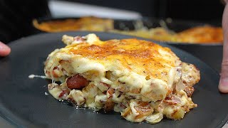 Golden Potato and Bacon Cheese Casserole Bake [upl. by Geraldina140]