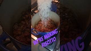 Sunday night Risotto with the family shorts cooking family dinner [upl. by Analim]