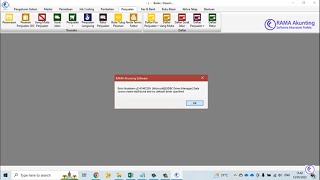 Cara Mengatasi Error ODBC Driver Manager  RAMA Akunting Software [upl. by Lari]