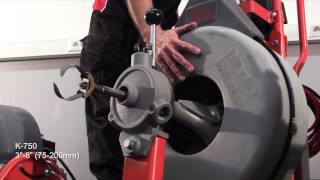 RIDGID  Drum Drain Cleaning Machines [upl. by Alaekim]