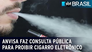 Cigarros eletrônicos podem ser proibidos pela Anvisa  SBT Brasil 011223 [upl. by Enelav]