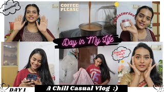 DAY IN MY LIFE VLOG🔥A Chill Casual Day In My Life♥️Staying Alone Cooking Shooting ampmore😜Day1 [upl. by Spiros755]