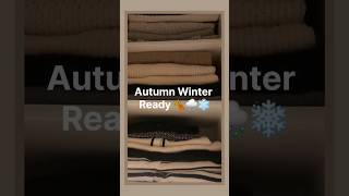 Autumn Winter Closet Organization mariekondo winter fall sezaneknits [upl. by Attelahs]