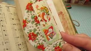 quotCardinalsquot Christmas Junk Journal SOLD [upl. by Ikcim]