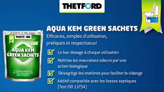 Thetford Aqua Kem Green Sachets [upl. by Krenek]