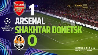 ARSENAL 10 SHAKHTAR DONETSK • Highlights • Champions League 2425  SimulationRecreation [upl. by Lenette138]