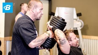 Bodybuilding Delts amp Triceps Workout  Dorian Yates Blood amp Guts [upl. by Neyuq]