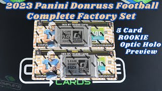 2023 Panini Donruss Football complete set [upl. by Fredkin]