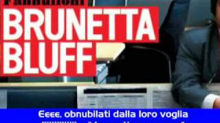 Brunetta Delirio Show contro lEspresso 11092009 [upl. by Anastice]