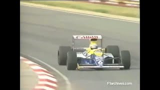 1990 January 18  Williams F1 team Boutsen amp Patrese 4th day testing  Kyalami [upl. by Felt]